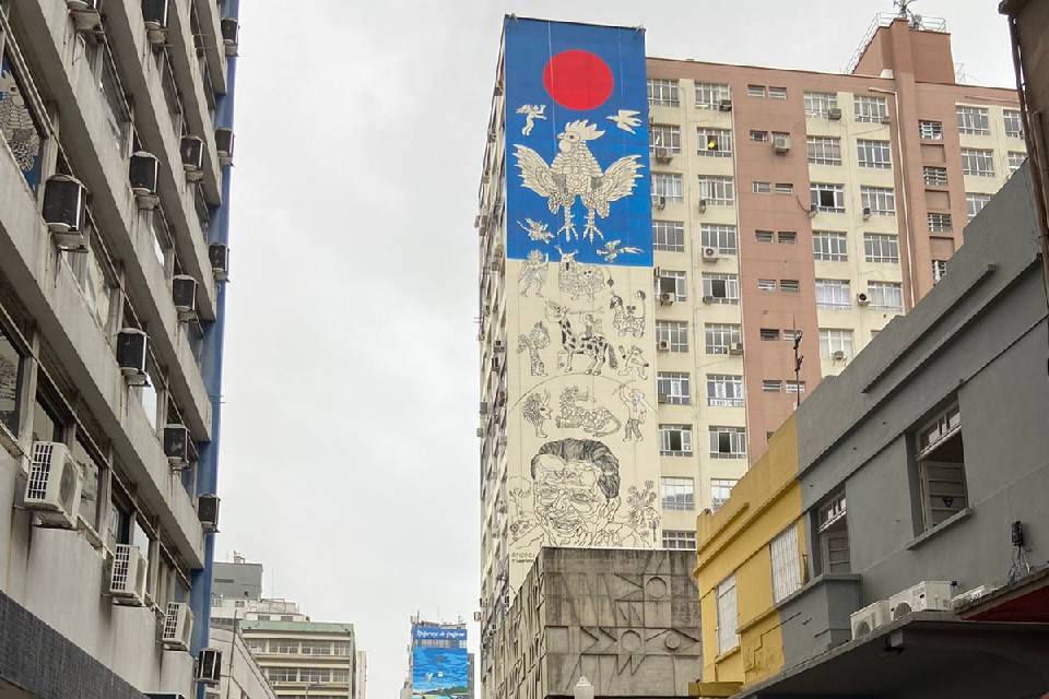 Mural Meyer Filho em execução