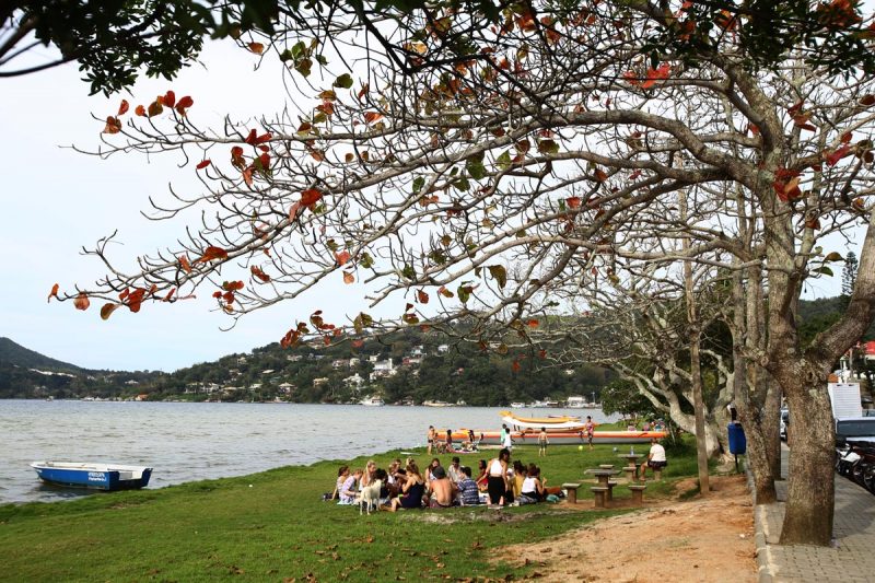 Esgoto na Lagoa da Conceição