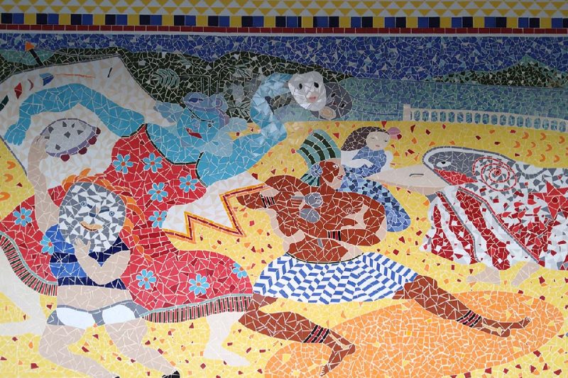 Mosaico “Folclore popular”
