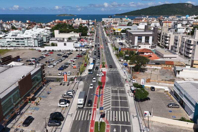 Concluída revitalização da SC-403 até o Centrinho do Ingleses, em Florianópolis
