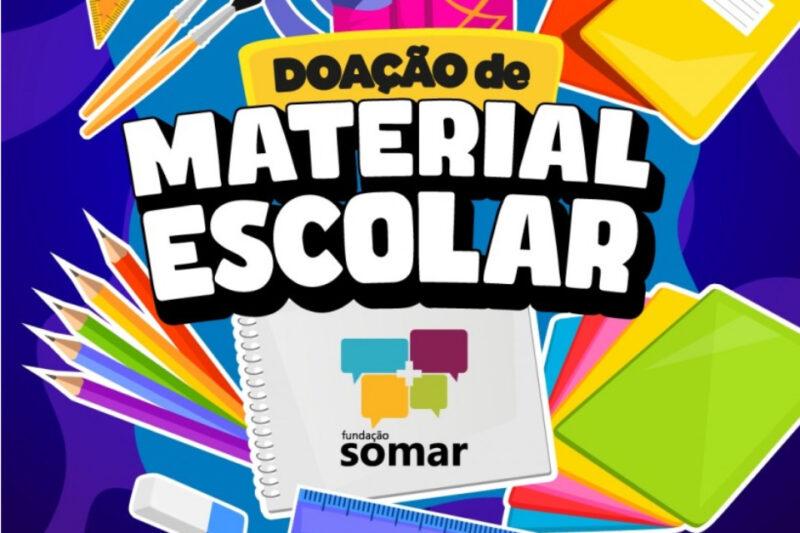 Somar Floripa lança campanha para materiais escolares