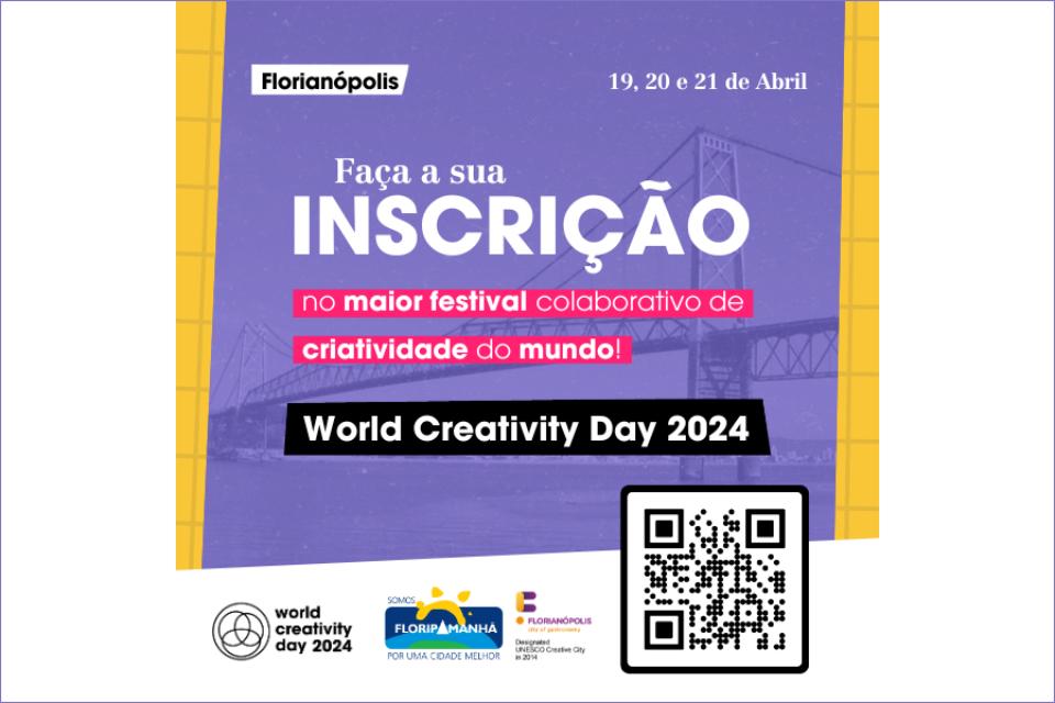 FloripAmanhã apoia o Dia Mundial da Criatividade que contará com várias atividades